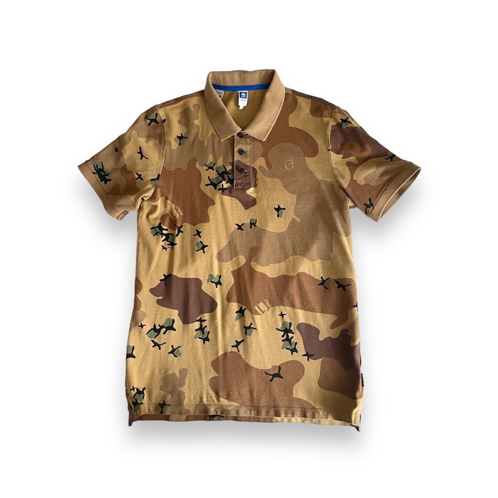 ✧ G-Star RAW Men's Slim Camo Men's Polo Shirt